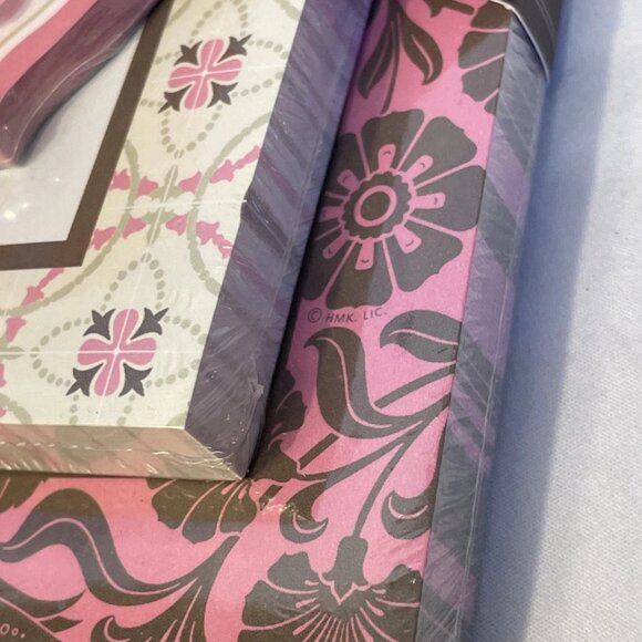 Hallmark 2 Blank Memo Pads 1 Self Stick Pad 1 Pen Stationary Set Floral Bow - Picture 6 of 9